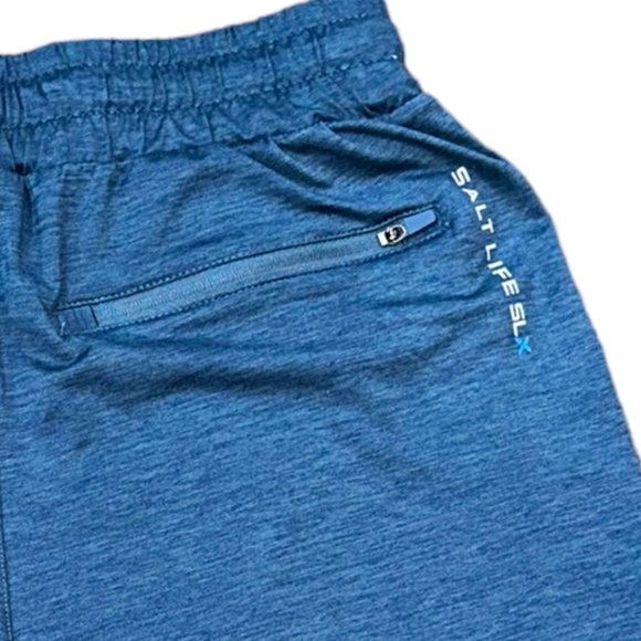 Men's Salt Life SLK Stride Outseam Heathered-Knit Shorts Size Small - Picture 5 of 11